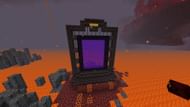 A player rebuilt a Nether ruined portal (Image via Reddit/waki_m)